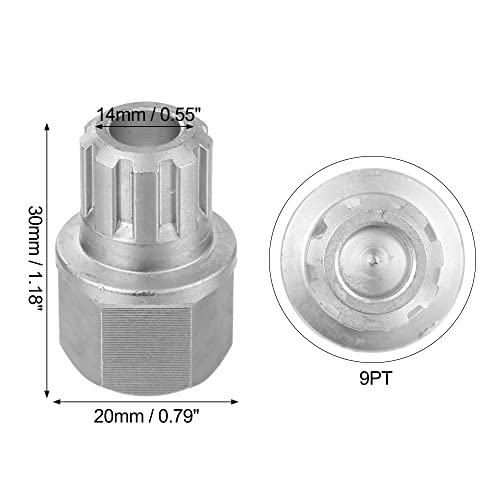 A ABSOPRO Anti-Diebstahl Radschloss Radmutter Schraube Entfernen Schlüssel 54/9PT