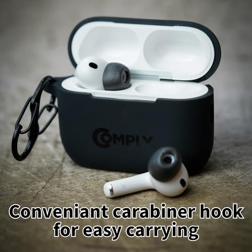 Image of Comply Silicone Protective Case | For Apple AirPods Pro 3, Soft-Touch Matte, Drop /Scratch Resistant Cover, Wireless Charging Compatible