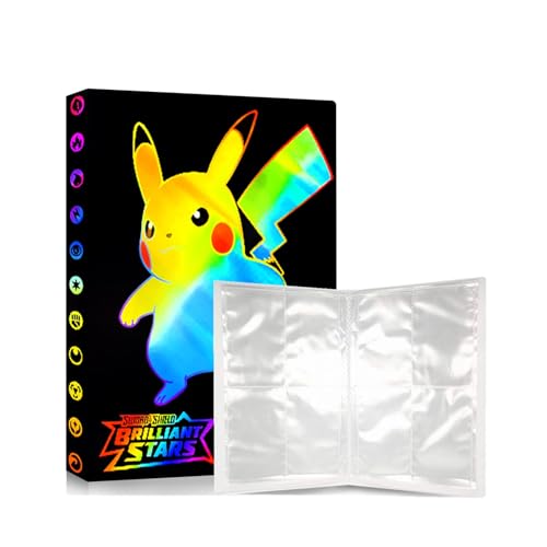 Classeur Carte, Albums pour cartes à collectionner, Titulaire Porte Cartes 4 Poche, Rangements pour cartes, Livre de Protection Cartes, 30 Pages Capacité de 240 Cartes(N1)