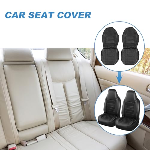 Fundas protectoras para asientos delanteros de coche COLLBATH 2 piezas impermeables 3