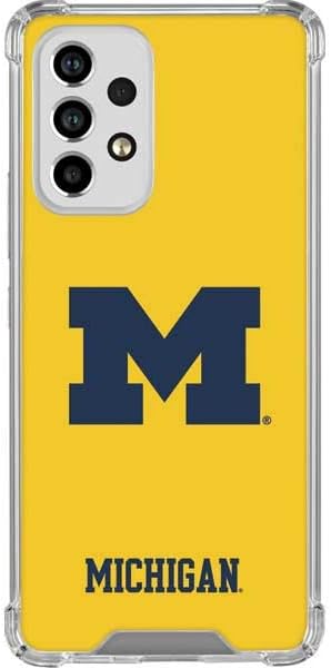 Skinit Clear Phone Case Compatible with Galaxy A53 5G - Officially Licensed University of Michigan M Logo Bold Design