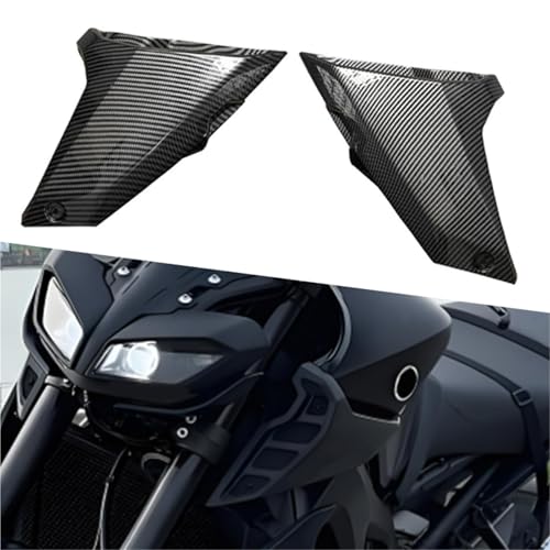 Ailettes de carénage moto YAMAHA FZ-09 protection carbone latérale