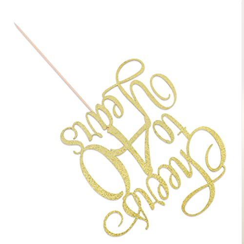 Cheers To 40 Years Cake Topper - 40Th Birthday Cake Topper，40 Cake Topper，Happy 40Th Birthday Cake Topper，40Th Birthday Cake Topper For Women/Men，40Th Anniversary Cake Topper Party Decorations #TOP7