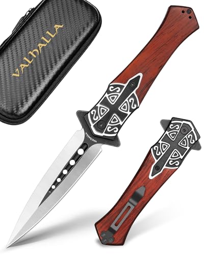 LOTHAR PASTOR 2 Klappmesser, D2 Stahl Einhandmesser mit Gürtelclip, Taschenmesser mit 3D Prägen Reliefgravur, Liner Lock, Geeignet für Sammlung LOTHAR PASTOR 2 Klappmesser, D2 Stahl Einhandmesser mit Gürtelclip, Taschenmesser mit 3D Prägen Reliefgravur, Liner Lock, Geeignet für Sammlung