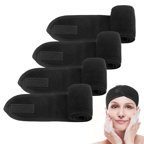 4 Pack Spa Facial Headband