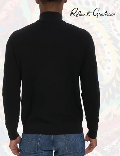 Robert Graham Men's 1/4-zip Long-Sleeve Sweater4