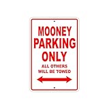 Mooney Parking Only All Others Will Be Towed Plane Jet Pilot Aircraft Novelty Garage Wall Decor Aluminum 8'x12' Sign Plate