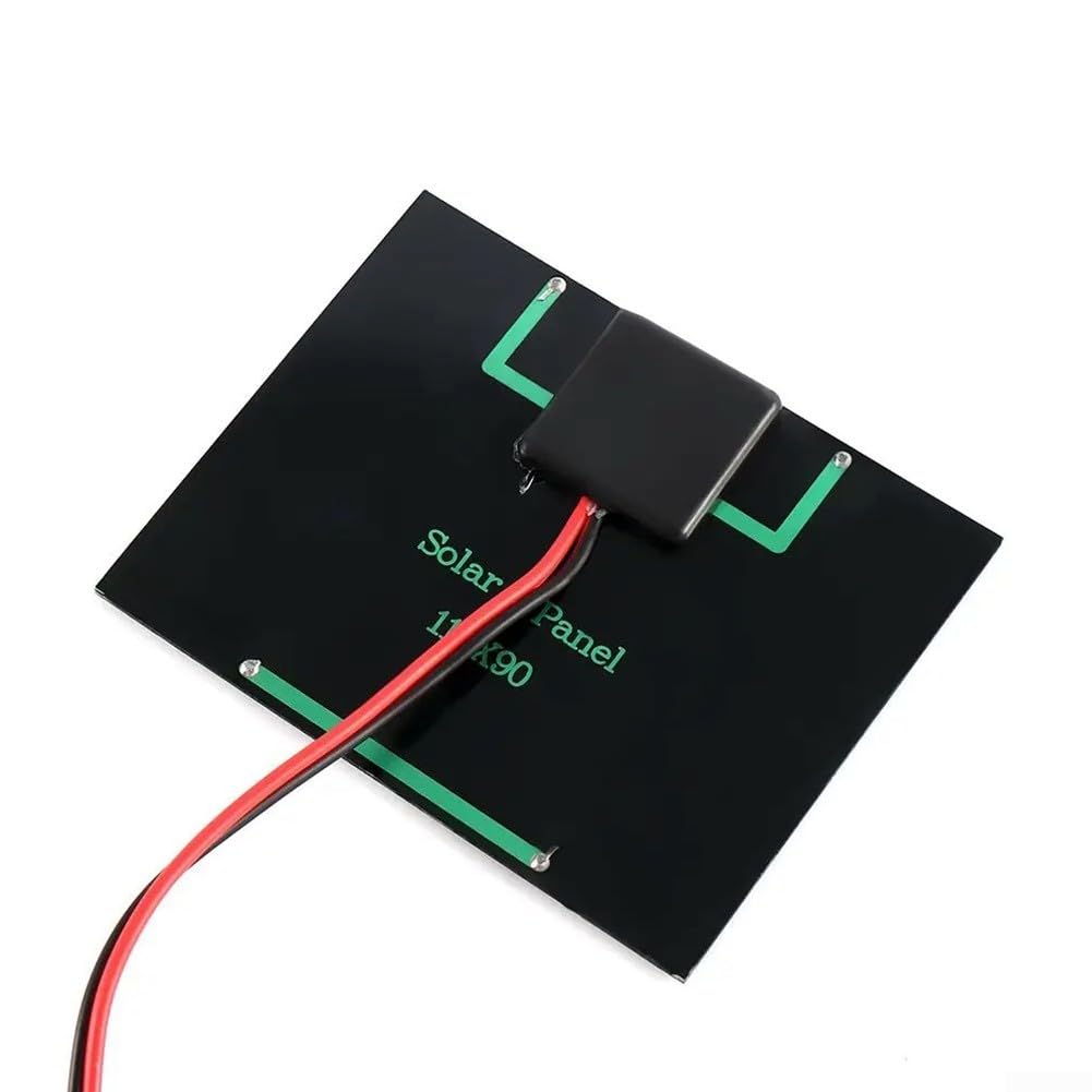 Pannello solare 12V 1,5W mini celle solari portatili, fai da te in polisilicio, pannello solare 115 x 90 mm per energia solare, casa fai da te, progetti scientifici - giocattoli (1 pz)