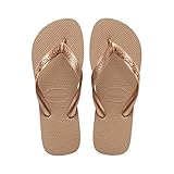 No aplicable Havaianas Top Tiras, Chanclas, para Mujer, Rosa (Oro Rosa), 37/38 EU