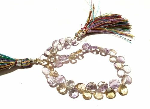 Perles en améthyste naturelle à facettes 5-6mm pour création bijoux - 3
