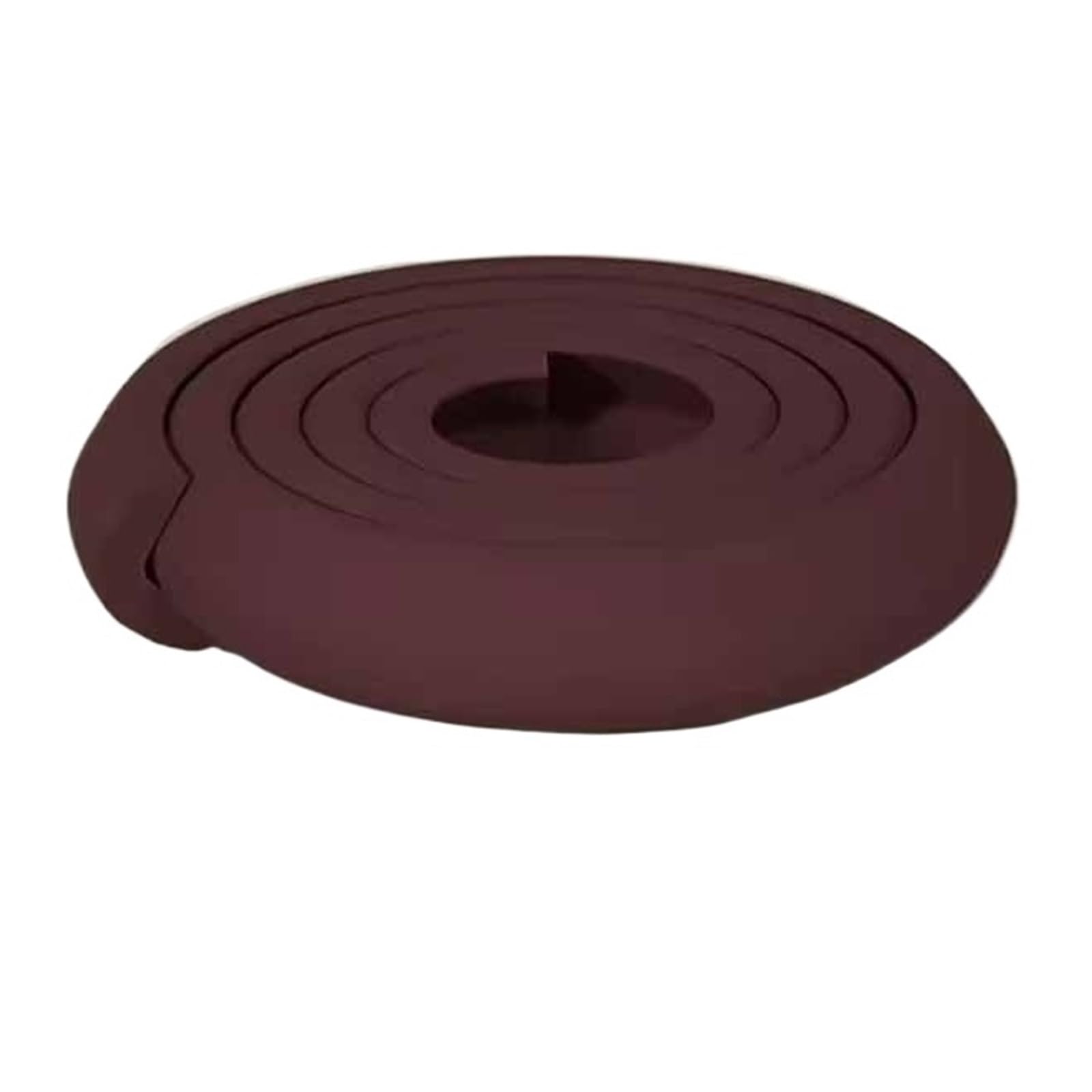 2M Safety Anti-collision Soft Table Edge L-shaped Protector Strip Child Bumper Strips Corner Protection(Brown)
