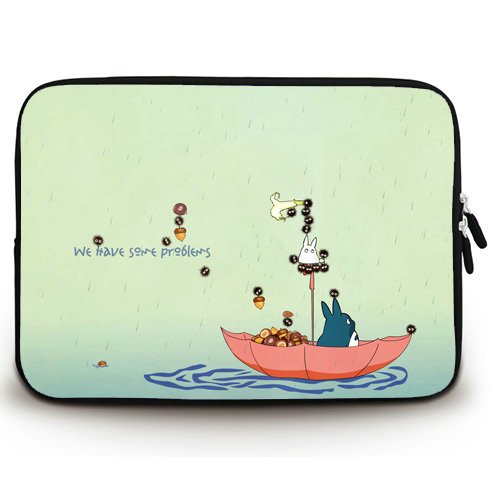 Buy Anime Laptop Sleeve with Miyazaki Patterns Waterproof Canvas Fabric