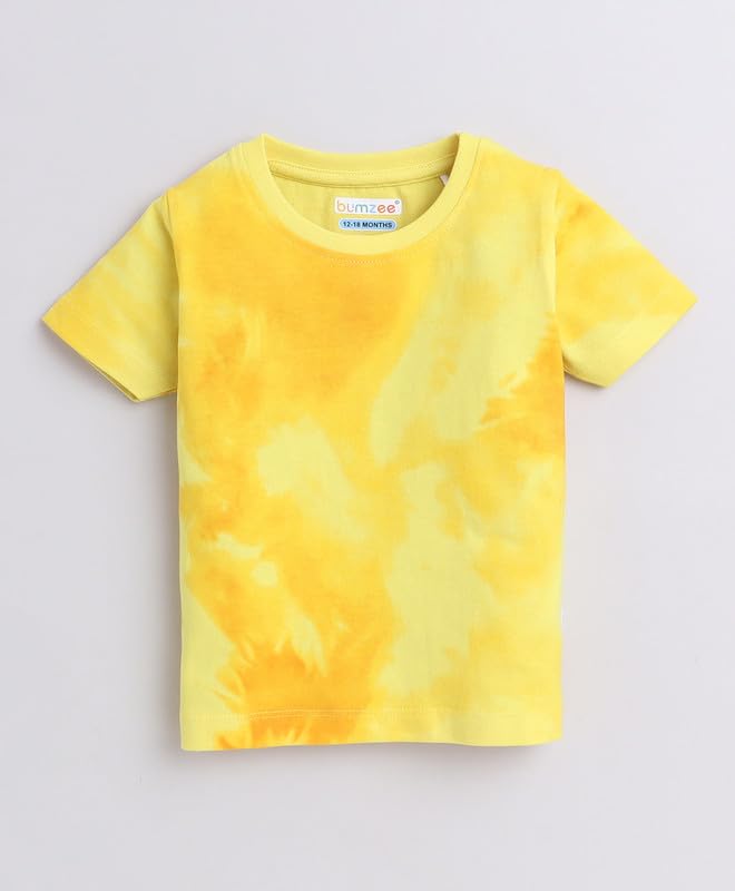 BUMZEE Peb9207 - Pack de 2 camisetas de algodón para niña, corte regular, media manga, para niña