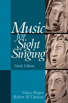 Music for Sight Singing- MySearchLab with eText & Access Card Package [Music For Sight Singing]:{Music for Sight Singing}: by Nancy Rogers and Robert Ottman book cover