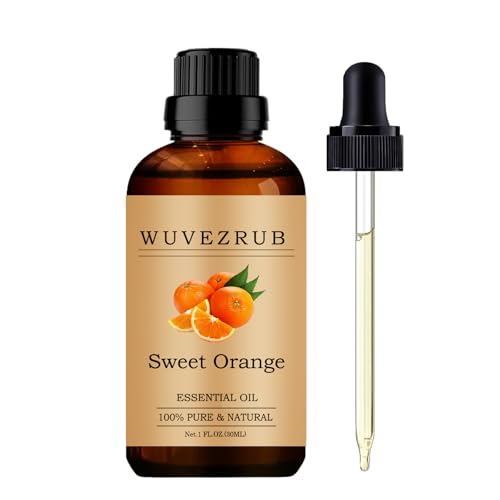 Wuvezrub SweetOrange Essential Oils 30ML Pure and Natural Essential Oil for Aromatherapy Diffuser - SweetOrange /1 Fl Oz