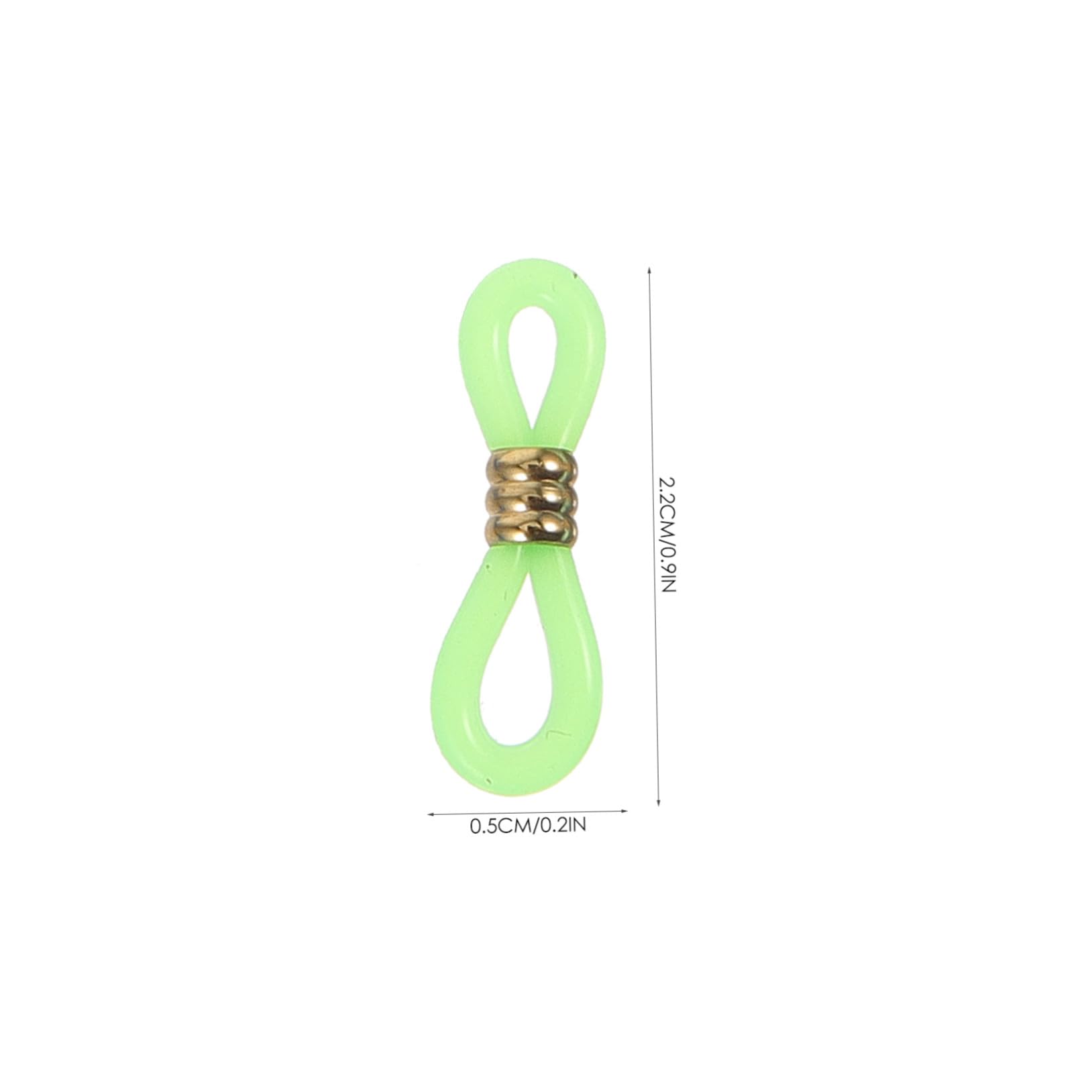 Ipetboom Lot de 60 Connecteurs en Silicone et Métal pour Lunettes, Attache-cordon Antidérapante et Réglable, Accessoires pour Maintien Sécurisé et Usage Quotidien Couleur Aléatoire