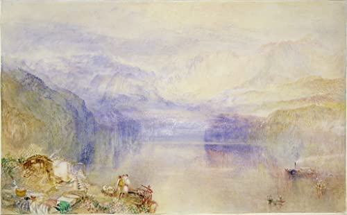 Poster Turner Lucerne Sunset pour sublimer la décoration de votre salon