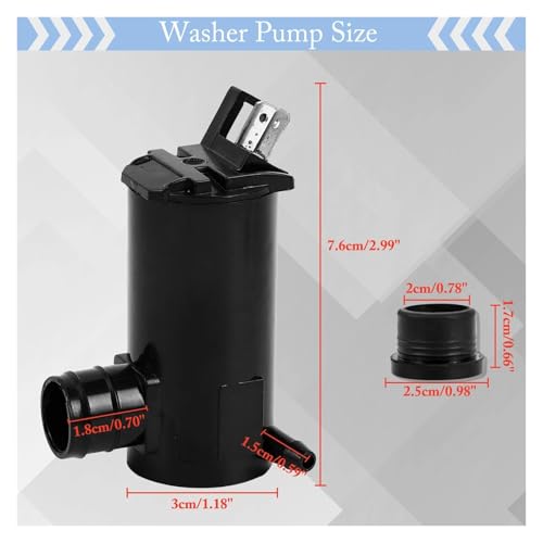 Bomba limpiaparabrisas Acura解决前挡后窗无水喷射问题 12V 5