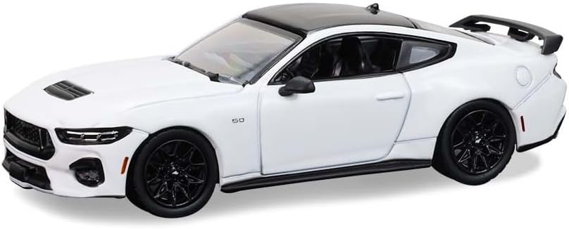Greenlight Collectibles 13370-F Muscle Series 30-1:64 Scale Diecast Model - 2024 Mustang - Oxford White