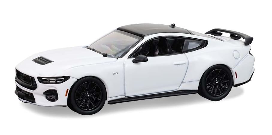 Collectibles 13370-F Muscle Series 30-1:64 Scale Diecast Model - 2024 Mustang - Oxford White