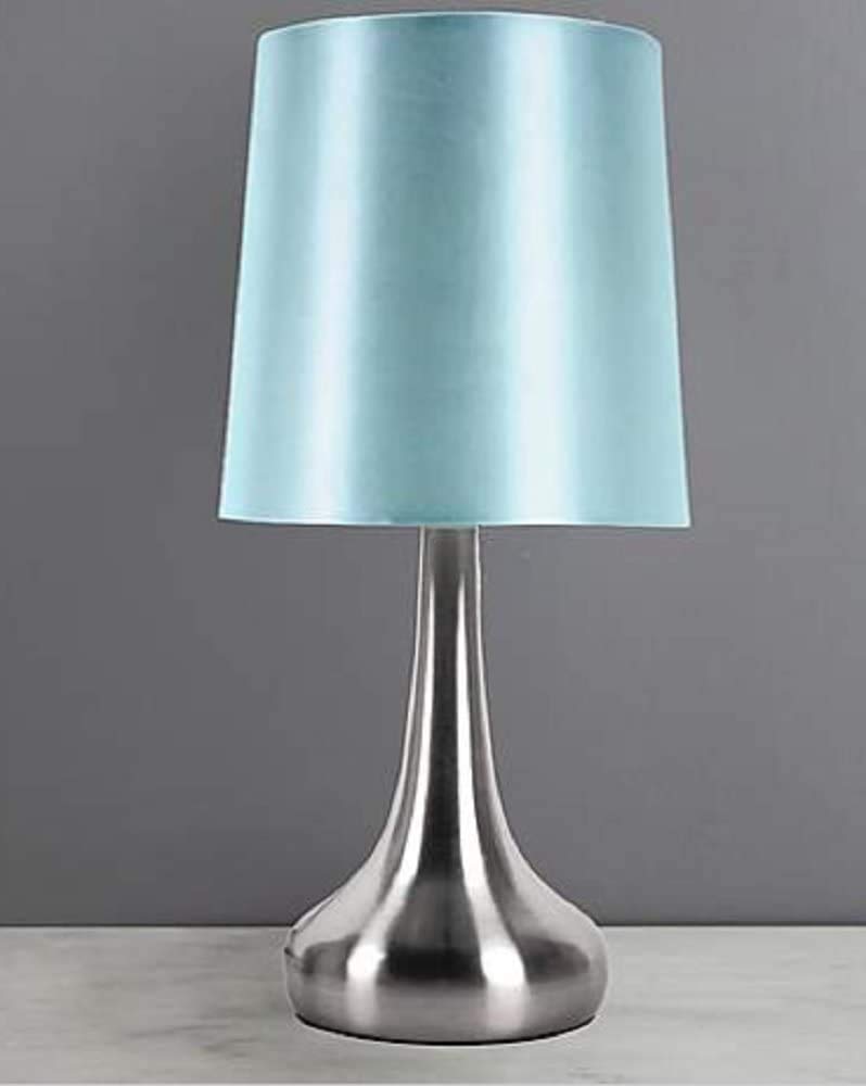 Eemkay Duck Egg Blue Eemkay® New Durable Steel Rimini Touch Dimmable Bedside Table Lamp Home Décor M-21 (Duck Egg Blue)