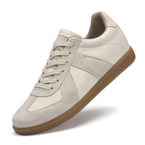 Mnplciea Elevator Shoes for Men Height Increasing Sneakers, 2.36inch Taller Leather and Suede Walking Shoes2