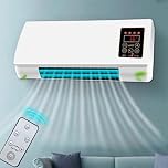 Petit Réchauffeur de Climatiseur,Refroidisseur et Réchauffeur Ultra Silencieux, Avec télécommande, Climatiseur Portable pour la maison/bureau/chambre (Blanc)