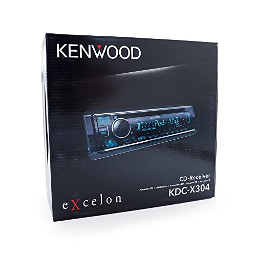 Kenwood Kdc-X304 Excelon Cd Car Stereo Receiver W/Bluetooth Hands Free Calling, Am/Fm Radio, Usb, Amazon Alexa Built Ready, Variable Color Illumination #TOP4