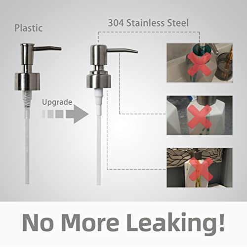 Fe Soap Dispenser, 13.5Oz Ceramic Soap Dispenser Bathroom With 304 Rust Proof Stainless Steel Pump, Decorative Rhombus Design Liquid Hand Soap Dispenser For Kitchen & Bathroom(Blue) #TOP2