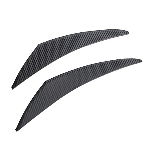 Sangmei 4 pcs Universal Frente para Carro Divisor Fin Splitter Spoiler Canard Valence Tipo Pasta par