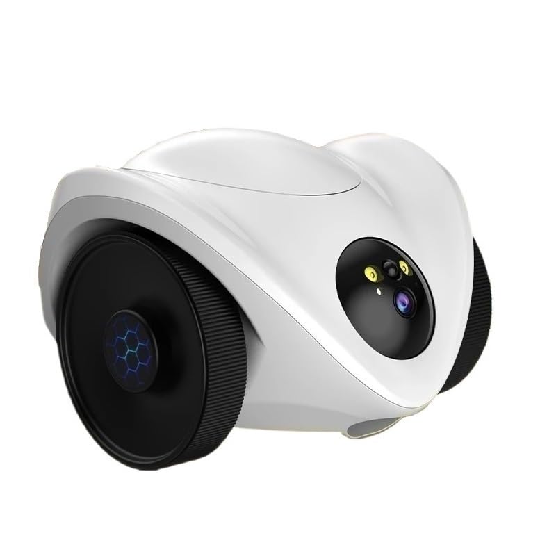 Pet Robot Camera 2MP HD WiFi Cameras Motion Detection Two Way Audio Indoor Dog Treat Camera Dispenser Feeder for Home Security(Camera Add 32G Card)