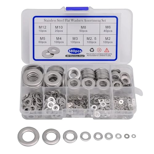 Rondelles plates en acier inoxydable 304 pour assemblages durables et visserie de précision - 2