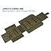 KOSIBATE 25 Round Shotgun Shotshell Reload Holder Molle Pouch for 12 Gauge/20G(Green)