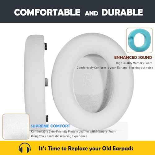 Almohadillas de repuesto QuietComfort Ultra para auriculares inalámbricos Bose QuietComfort Ultra, con cuero de proteína más suave y espuma viscoelástica miniatura 6