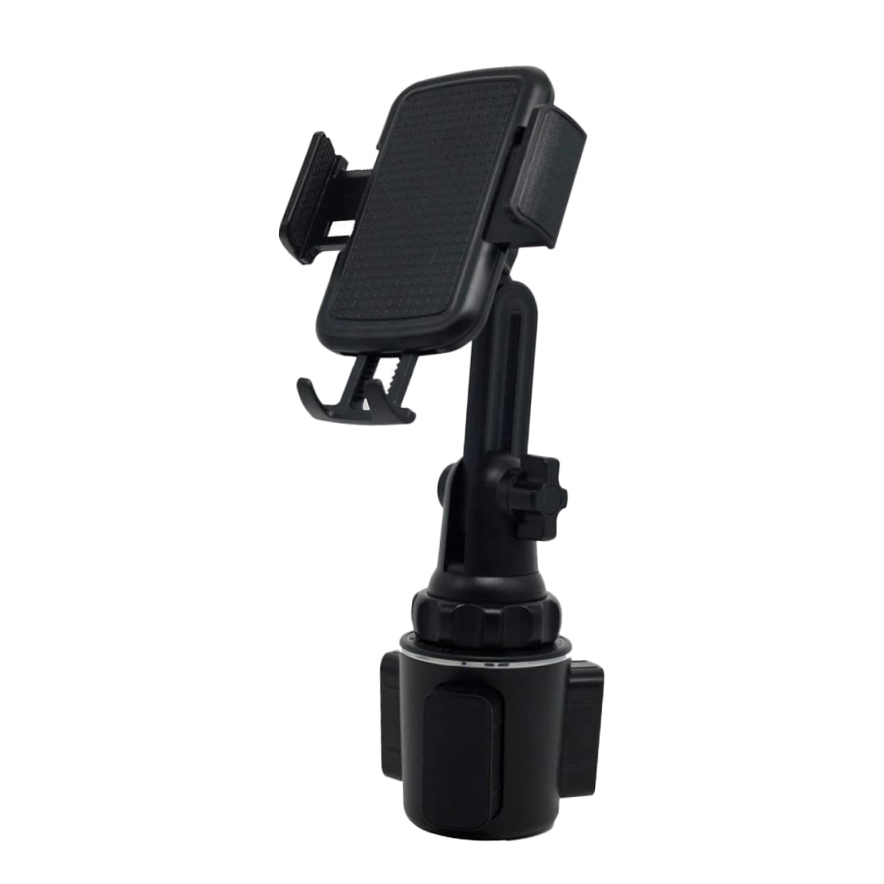 KOMBIUDA Supporto per Telefono da Auto Portabicchiere, Base Regolabile, Presa Stabile in Abs, per Auto e Camion