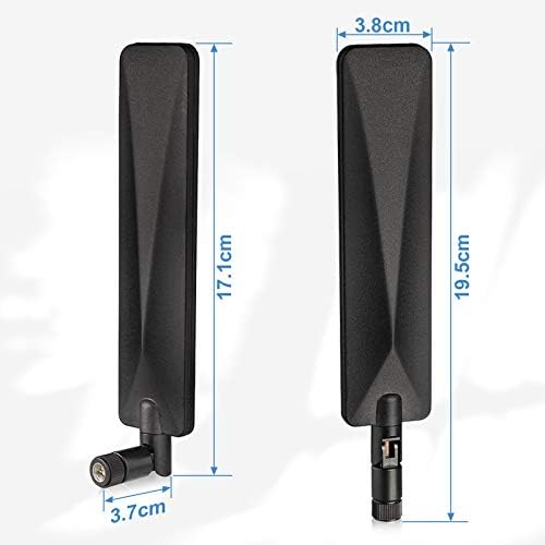 Bingfu 4G LTE Antenna SMA Male Aerial 9dBi Compatible with Vodafone, EE, O2, Three 4G LTE Router Gateway Modem Trail Camera Game Camera Wildlife Hunting Camera Security Camera