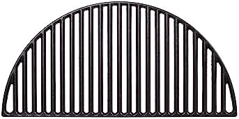 Kamado Joe KJ-HCICG Half Moon Cast Iron Grill Grate for 18 inch Classic Joe, Black