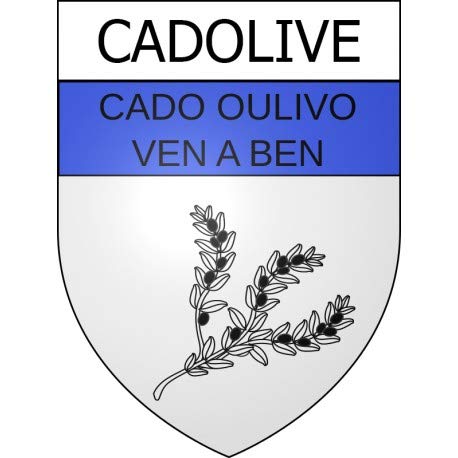 Cadolive 13 ville Stickers blason autocollant adhésif - Taille : 17 cm