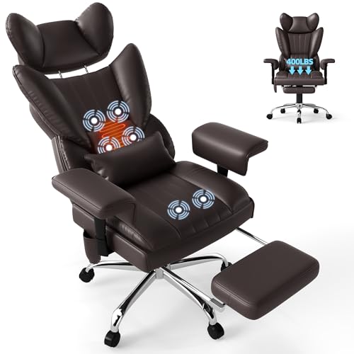 Mvpipi Massage Heated Office Chair Foot Rest - 6 Points