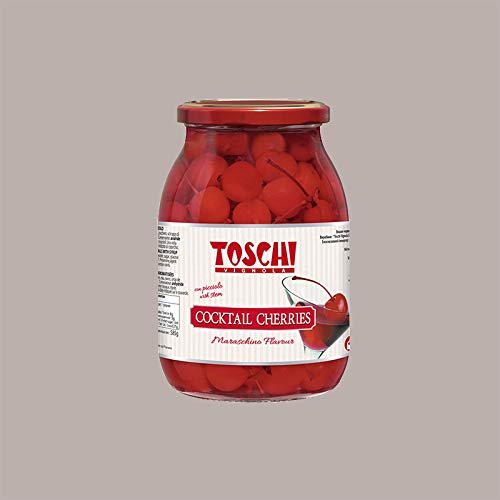 1200 g de cerise avec tige en céramique au sirop cerise pour Long Drinks pour coupes glacées et gâteaux Ice Cream Cover