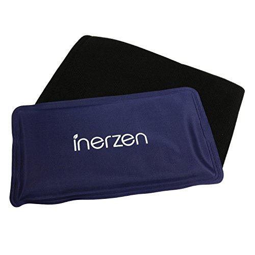 Inerzen Body and Knee Hot and Cold Gel Pad Therapy Adjustable Wrap for Arms, Legs, Thighs, Biceps, Elbows, Sports Pain Injuries, Muscle, Stress Relief
