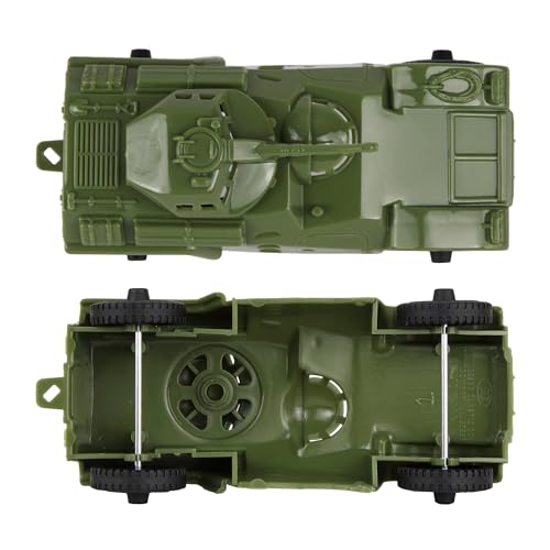 Tim Mee Toy 67761 Timmee Recon Patrol Armored Cars - Od Green Plastic Army Men Scout Vehicles thumb #2