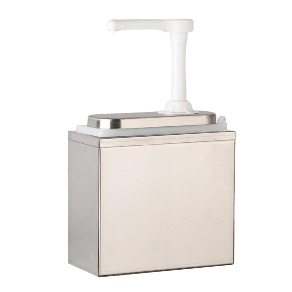 Dispenser per Pompa per 1L/2L Contenitore per Ketchup per Aceto di Olio per Ristorante, 1L B