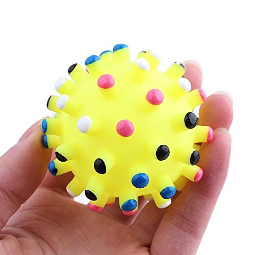 Pet Believe Chew Rubber Spike Squeaker Sound Ball Toy for Pets - (Color May Vary) Pack of 1 (B08DMX7DWT) Amazon Price History, Amazon Price Tracker