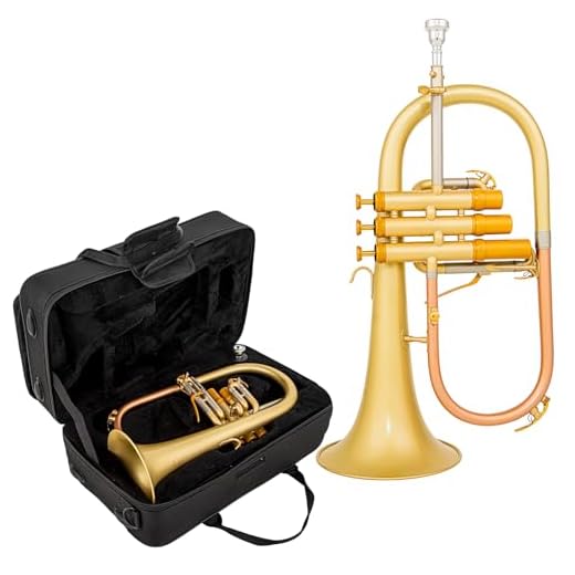 AUROSUS FH-8390 bb flugelhorn jazz 155mm brass bell stainless steel valves