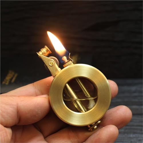 Encendedor de aceite de llama suave con tanque transparente para control de combustible 3