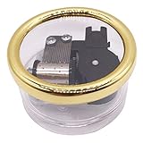 Movimiento musical de reloj de 18 notas, necesitas darle cuerda al movimiento durante 3 a 4 círculos para reproducir música (por favor, no lo vuelvas demasiado apretado, dañará el movimiento)