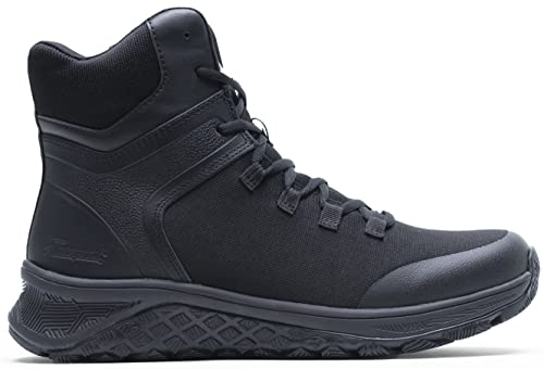 Thorogood T800 6” Side-Zip Composite Toe Work Boots For Men Featuring Durable Black Non-Metallic Knit Upper With Shock Absorbing Midsole And Slip-Resistant Outsole; Eh Rated, Black - 11.5 W Us #TOP4