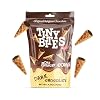 Tiny Bites Crispy Mini Waffle Cones - Premium Belgian Chocolate Treats, 4.24 oz Bag (Pack of 2) - Dark Chocolate