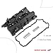 A-Premium Right Side Engine Valve Cover, with Gasket, Compatible with Infiniti FX35 2003-2008, G35 2003-2007, M35 2006-2008, Nissan 350Z 2003-2008, V6 3.5L Gas, Replace # 13264AM600